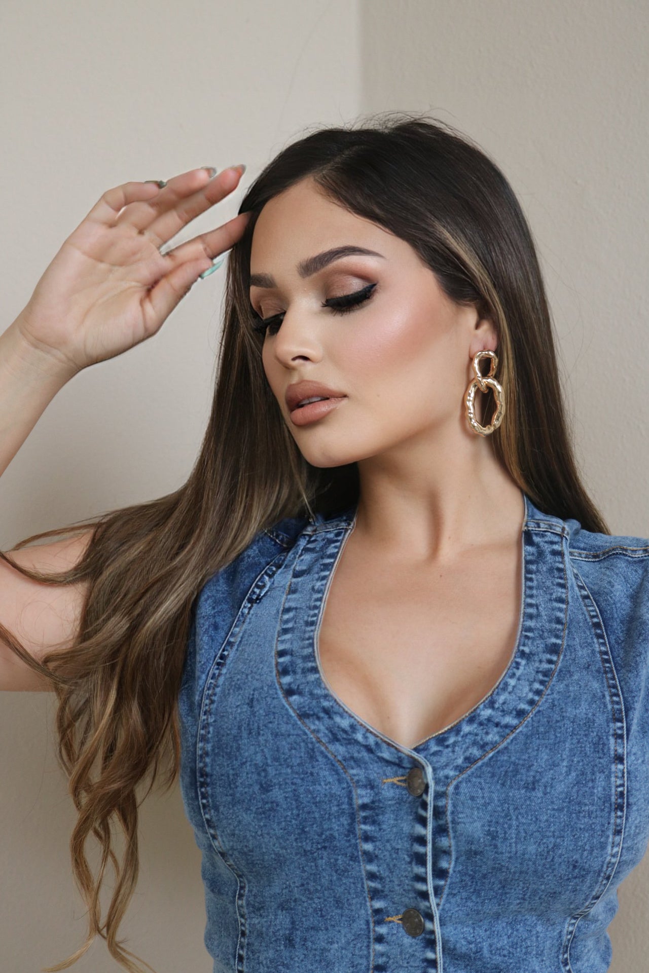 TXT CASTING LINK EARRING