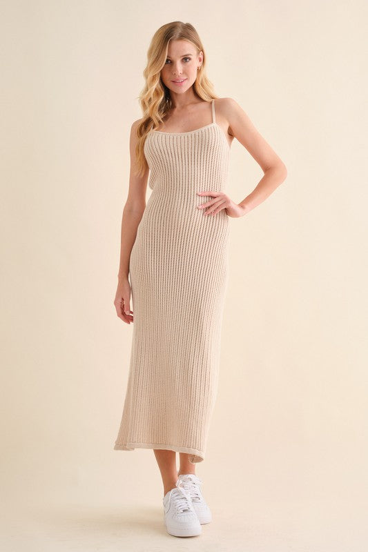 Majestic knitted maxi dress