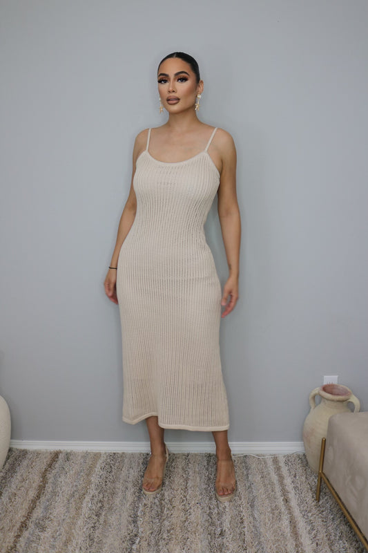 Majestic knitted maxi dress