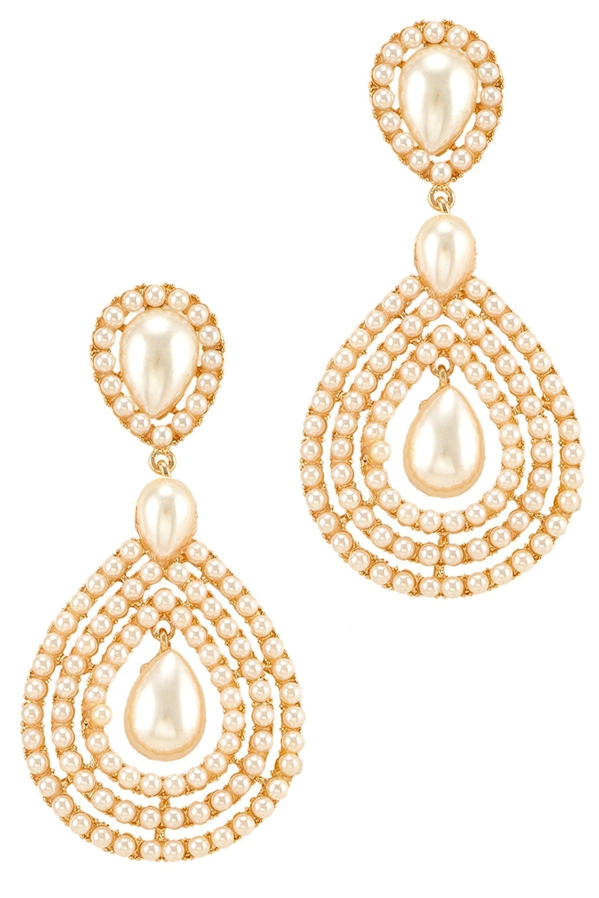 Pearl Teardrop Dangling Earring