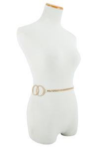 large double c chain belt