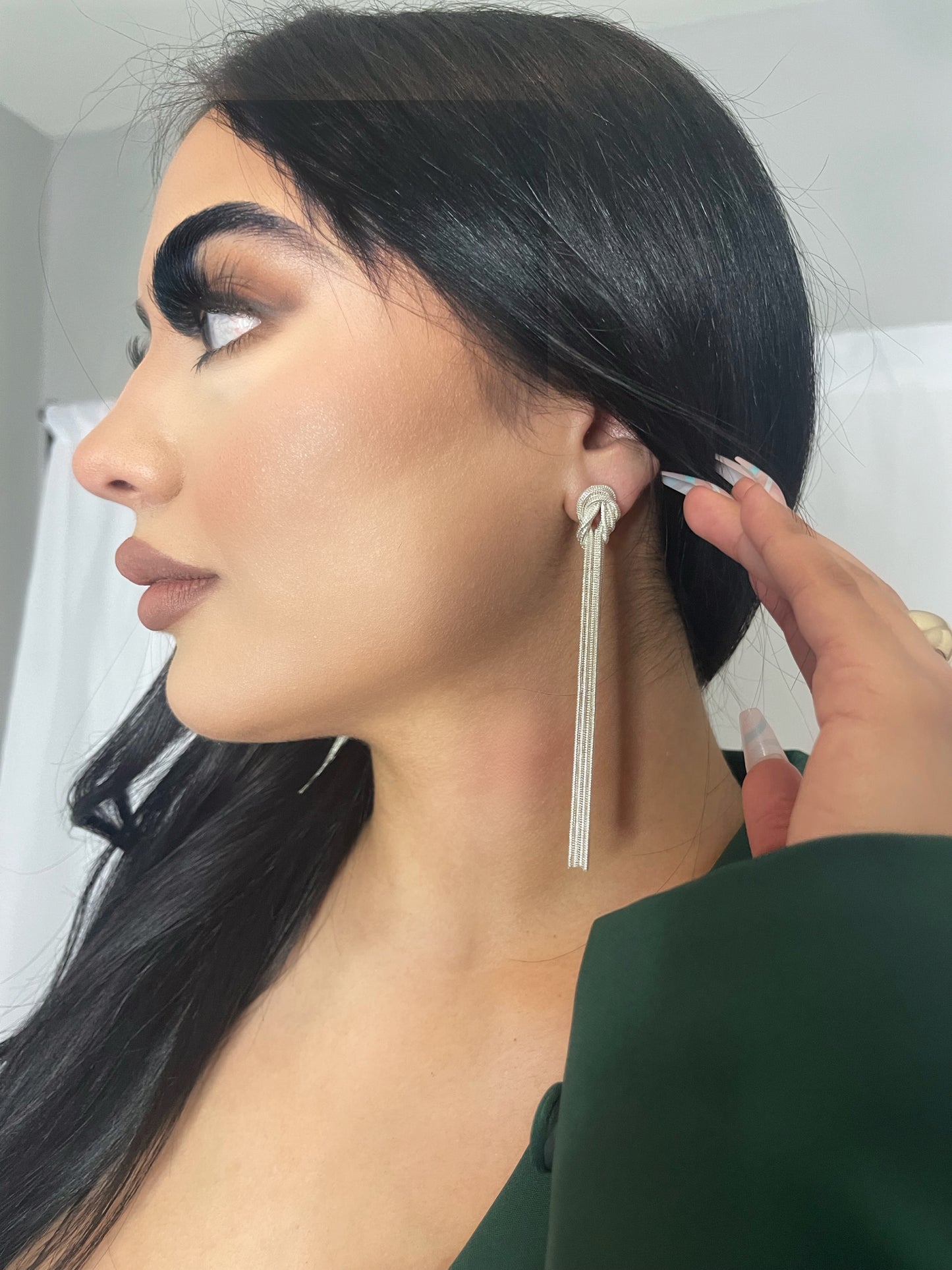 Tie the knot earrings