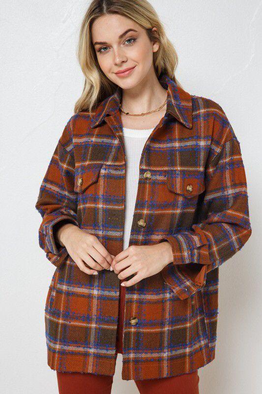 Pumpkin spice Oversized Jacket