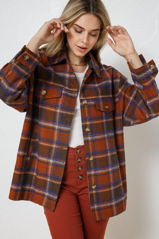 Pumpkin spice Oversized Jacket