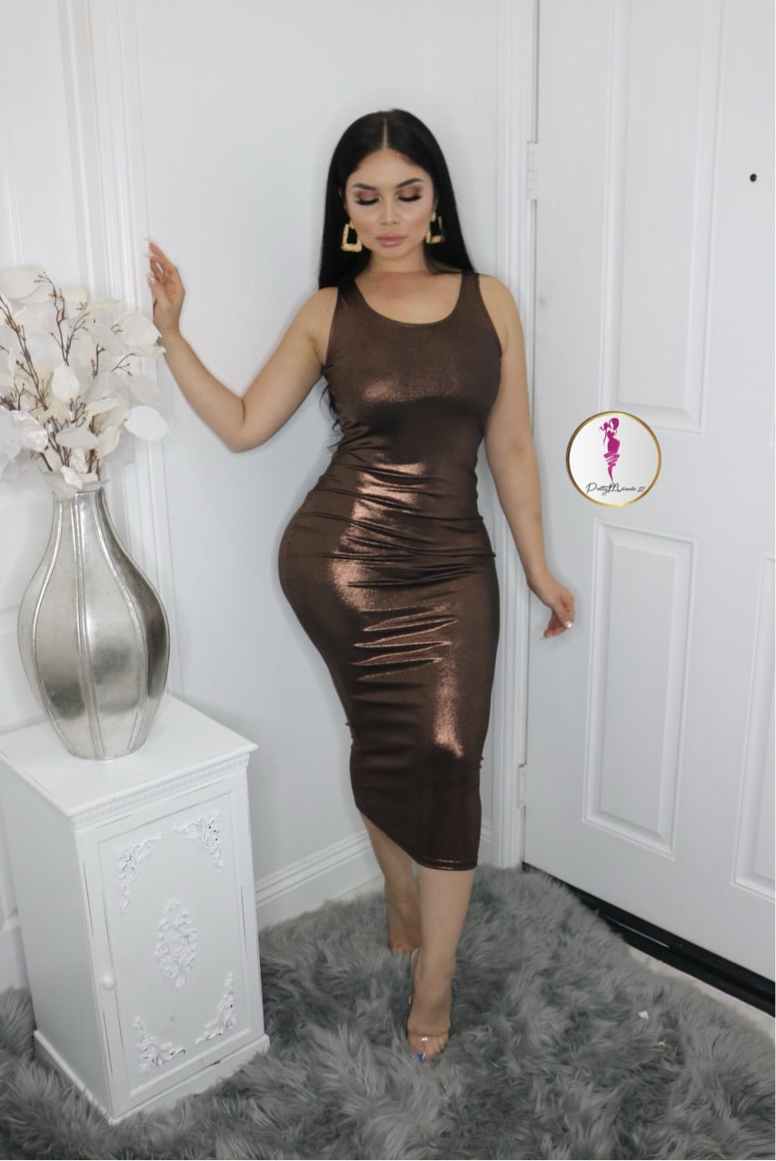 Bronze chick dress