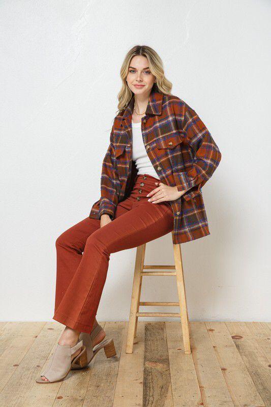 Pumpkin spice Oversized Jacket