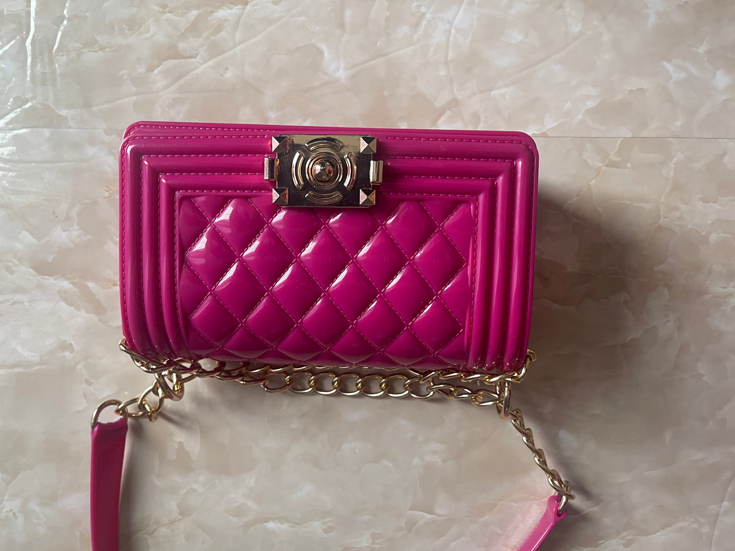 Pink jelly bag