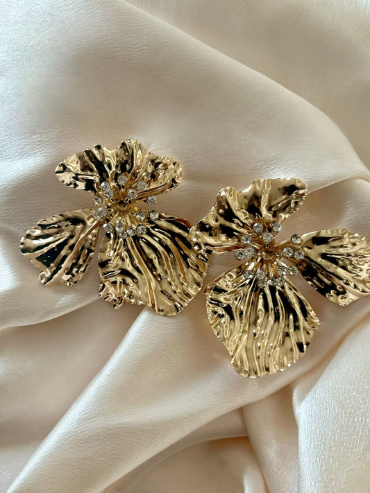 Wild flower earrings