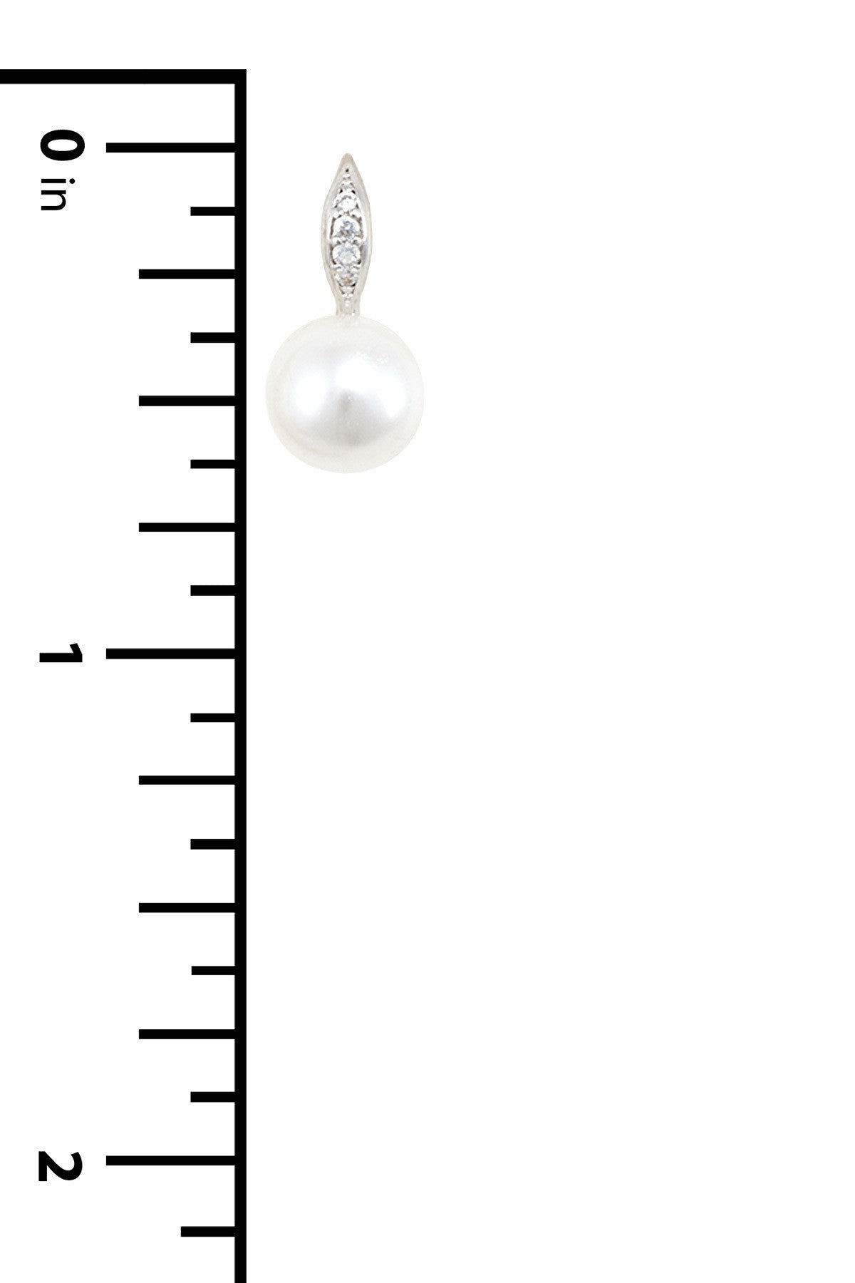 Pearl Charm Fishhook Earring