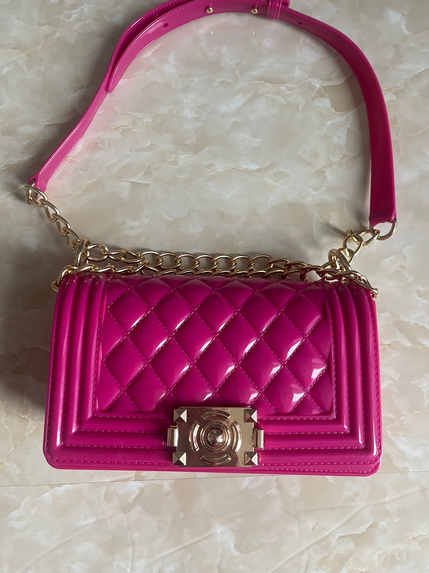 Pink jelly bag