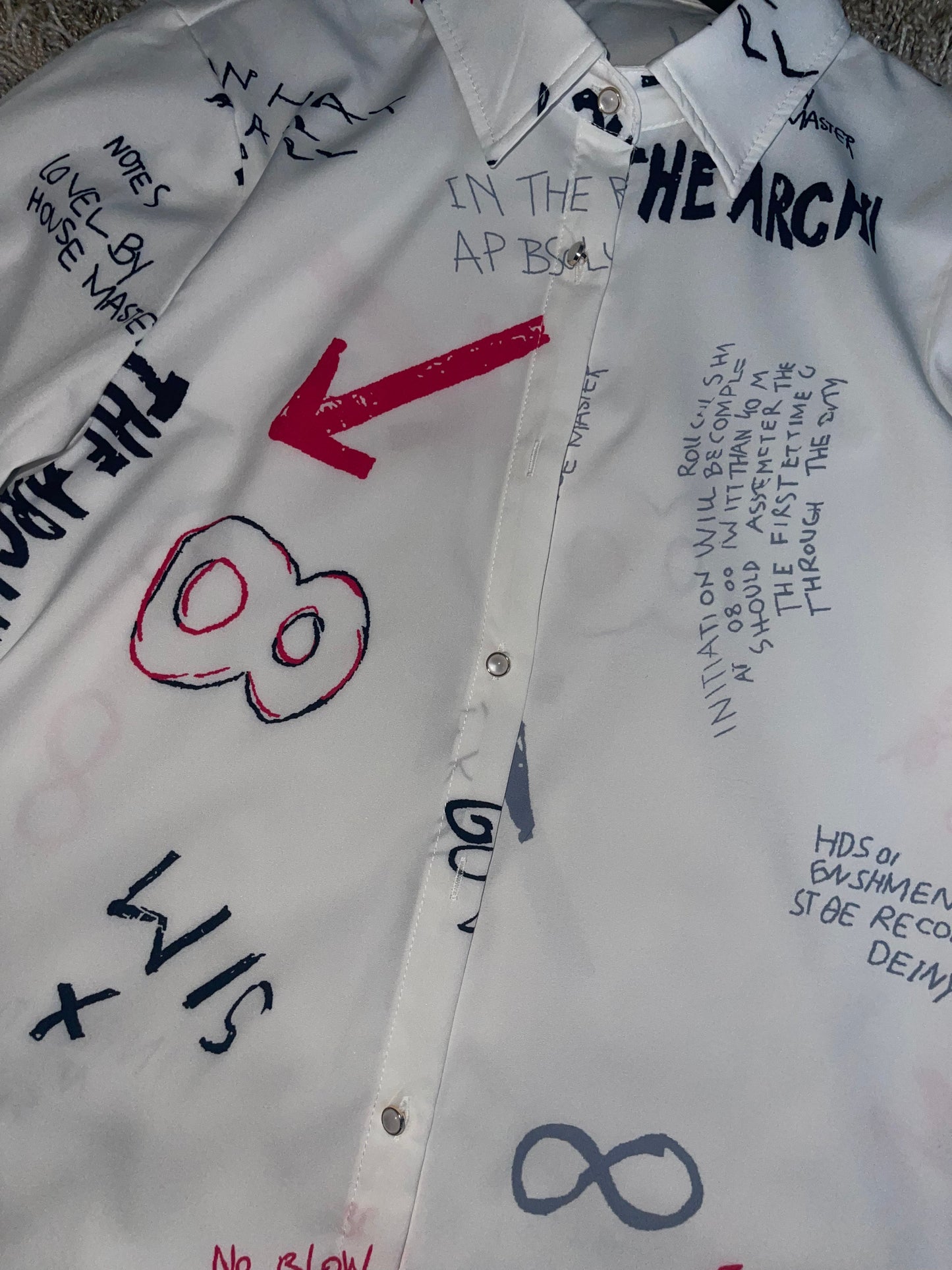 Graffiti blouse