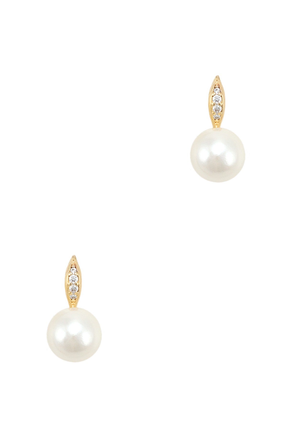 Pearl Charm Fishhook Earring