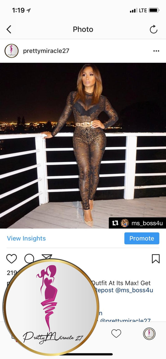 Glam like a star jumpsuit